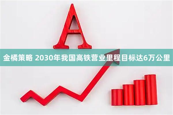 金橘策略 2030年我国高铁营业里程目标达6万公里